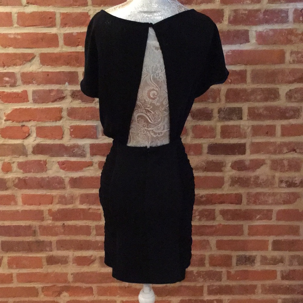 South Moon Under open back/beaded neck line dress.